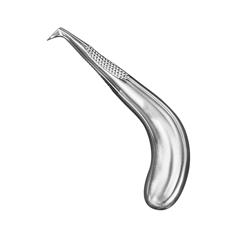 Septum lancet, angled, pistol handle